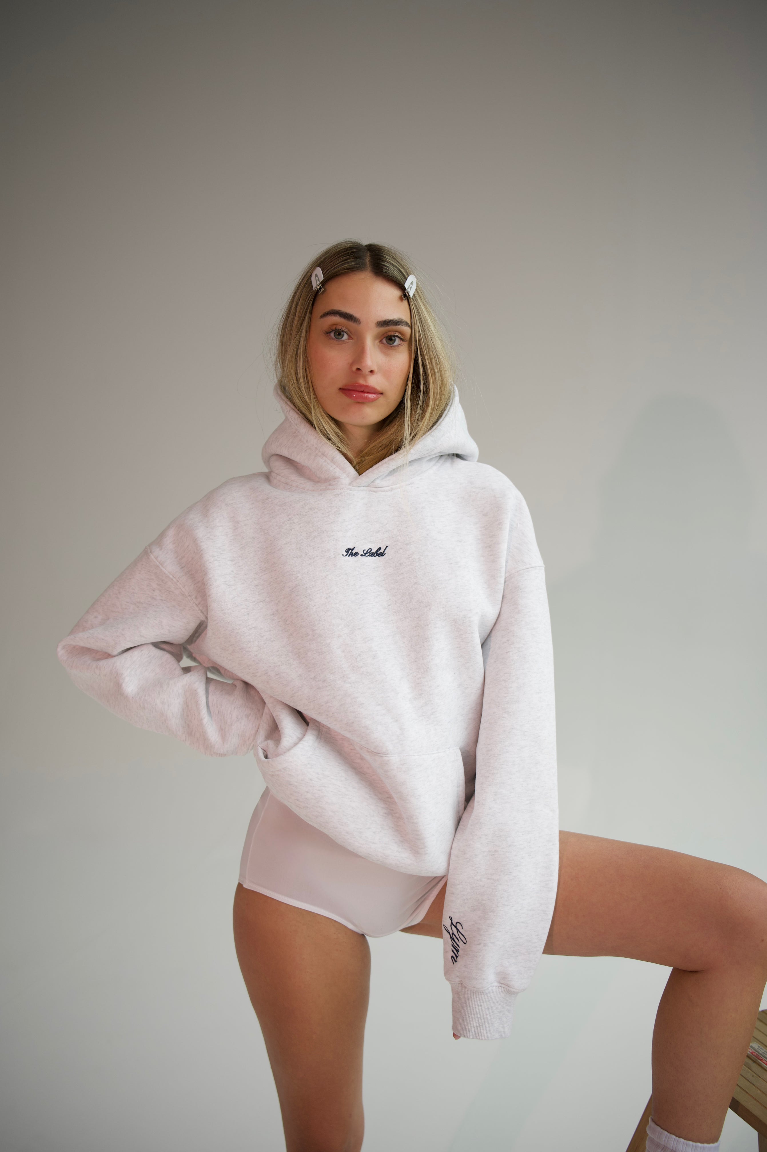 Love You More Hoodie Ash